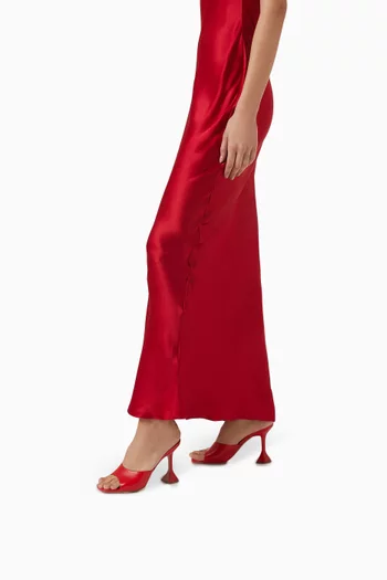 Lupita 95 Mule Sandals in Leather