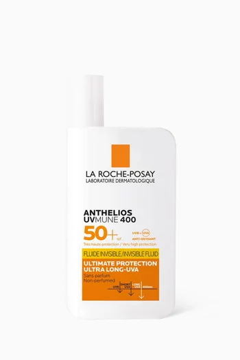 La Roche-Posay Anthelios UVMune 400 Invisible Fluid Non-Perfumed Suncream SPF50+, 50ml