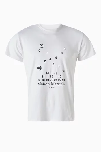 Numeric Logo T-shirt in Cotton