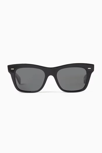 Ms. Oliver Square-frame Sunglasses in Acetate