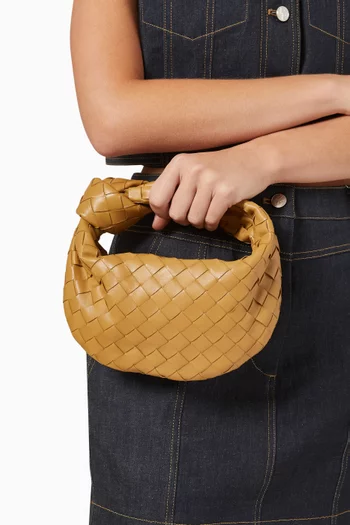 حقيبة جودي ميني بيد علوية جلد مجدول