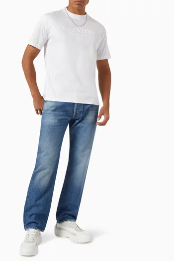 Valentino Garavani Crewneck T-shirt in Cotton
