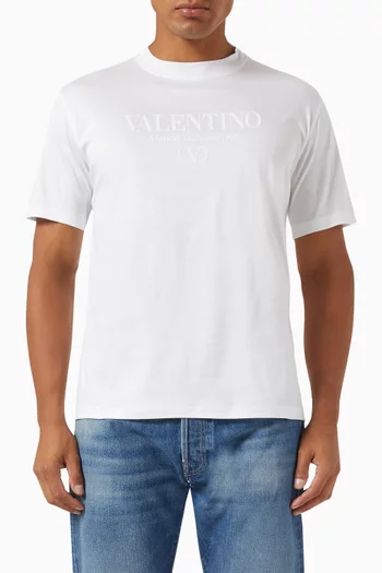 Valentino Garavani Crewneck T-shirt in Cotton