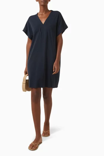 تونيك تالي قصير كريب جيرسيه