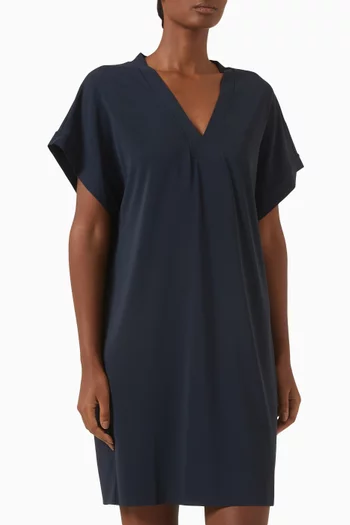 تونيك تالي قصير كريب جيرسيه