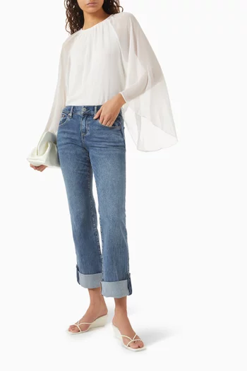 Gitana Long-sleeve Crop Top