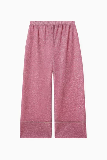 Osemini Lumiere Wide-leg Pants in Lurex