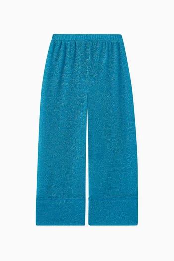 Osemini Lumiere Wide-leg Pants in Lurex