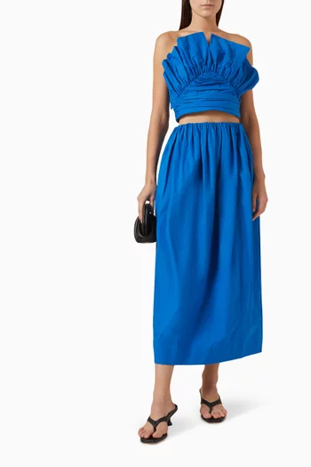Vivi Ruffled Top in Organic Cotton