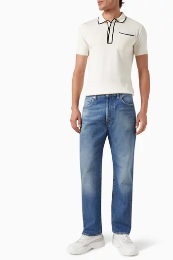 Valentino Garavani VLogo Signature Polo Shirt  in Cotton
