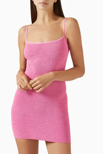 فستان بالوما قصير قماش أوثينتيك كرينكل