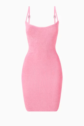 فستان بالوما قصير قماش أوثينتيك كرينكل