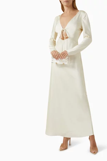 Danika Maxi Dress in Viscose Blend