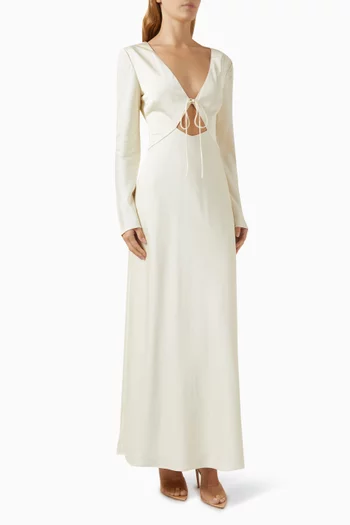 Danika Maxi Dress in Viscose Blend