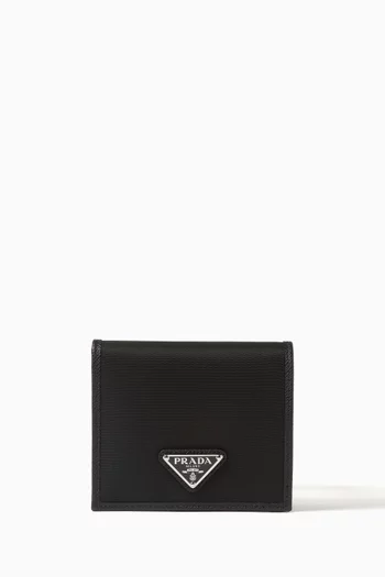 Black prada card holder best sale