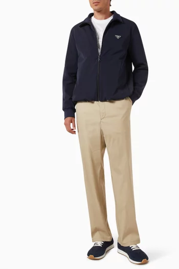 Zip Sweatshirt in Technical Re-Nylon