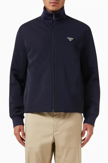 Zip Sweatshirt in Technical Re-Nylon
