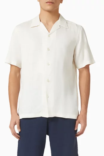Button-up Shirt in TENCEL™ Lyocell-blend
