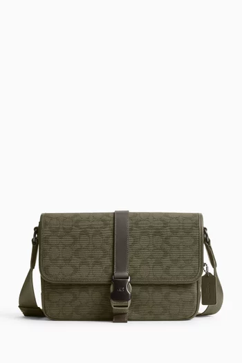 Coach signature messenger crossbody clearance