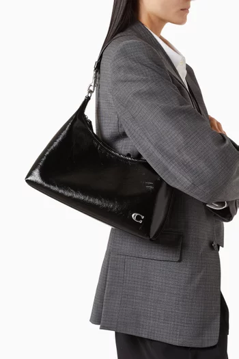 Juliet Shoulder Bag in Glazed Leather