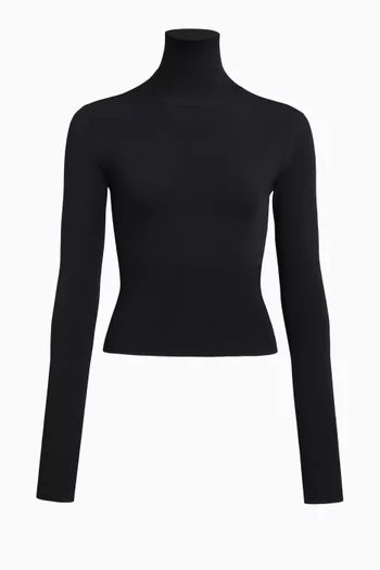 Turtleneck Sweater in Knit