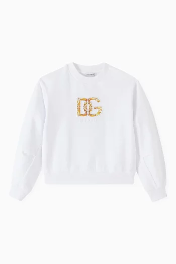 Graphic Logo Sweatshirt in Cotton-jersey