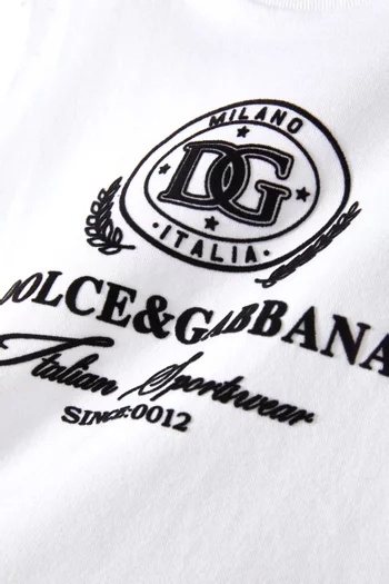 Logo Print T-shirt in Cotton