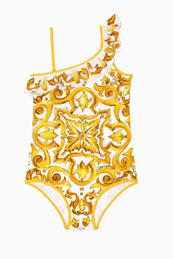 Majolica-print One-piece Swimsuit