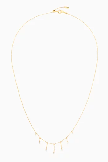 Boheme 7 Diamonds Necklace in 18kt Gold