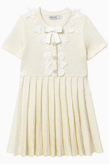 Embellished Knit Mini Dress