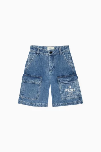 Bermuda Shorts in Denim