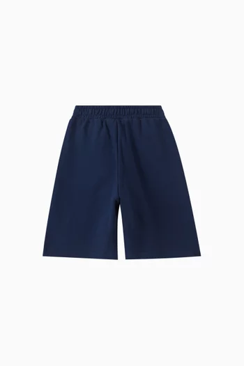 Logo-embroidered Shorts in Cotton