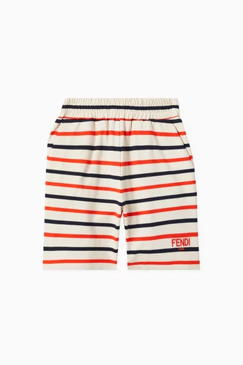 Striped Shorts in Cotton