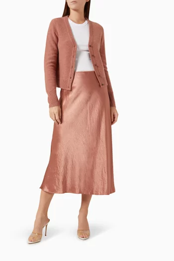 Boiled Button-up Cardigan in Cashmere