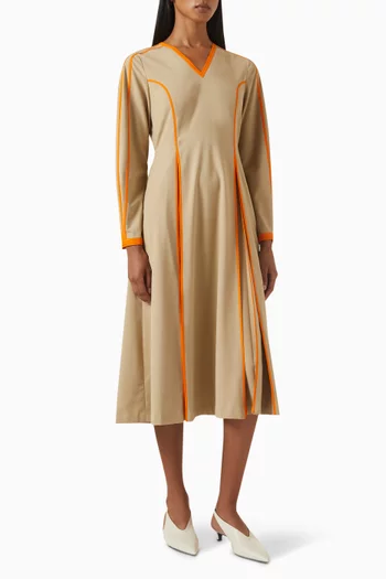 Binding Midi Dress