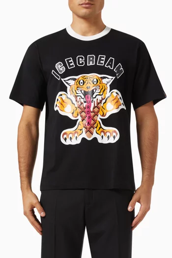 Tiger T-shirt in Cotton-jersey