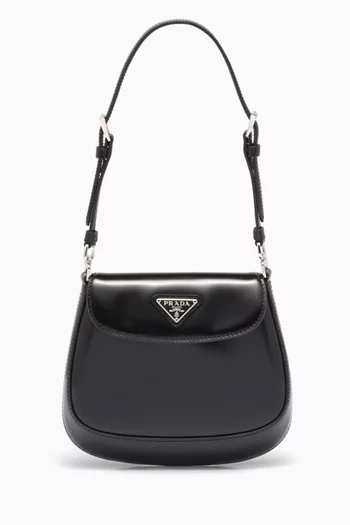 Cleo Shoulder Bag in Brushed Leather