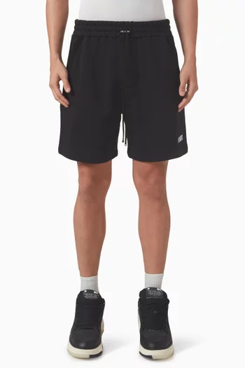 Logo-embroidered Shorts in Cotton