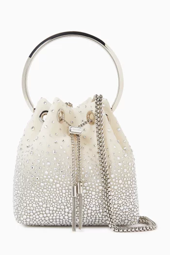 Bon Bon Crystal-embellished Bag in Degradé Mesh