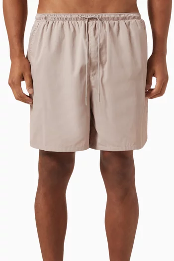 Water Activated Collins Swim Shorts in Nylon Twill