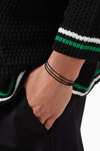 Fleur de Lis String Bracelet