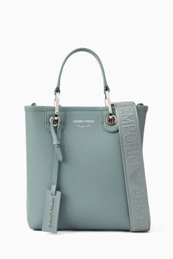 My EA Logo Tote Bag in Faux Leather