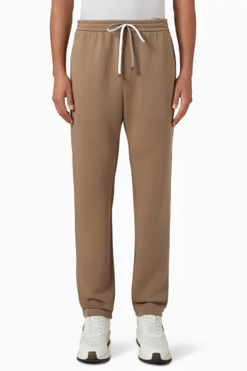Micro Logo Sweatpants in Double-jersey