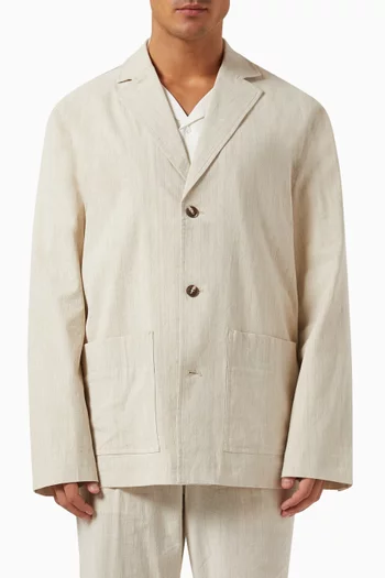 Mirza Jacket in Linen-blend
