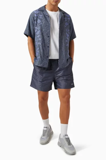 Canty Embroidered Shirt in Cotton-blend Gauze