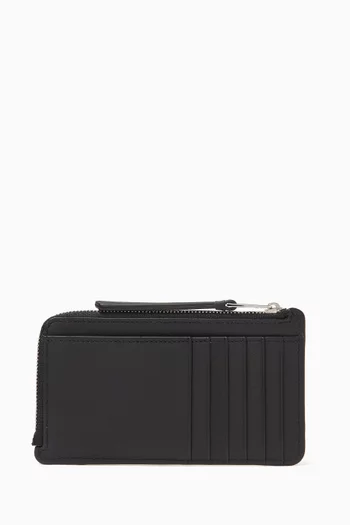 Long Puzzle Coin Cardholder in Calfskin