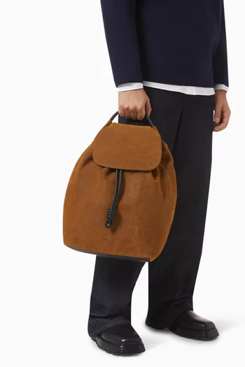Flamenco Backpack in Pressed Suede