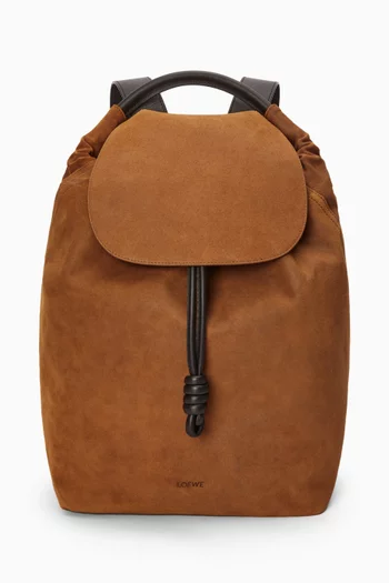 Flamenco Backpack in Pressed Suede