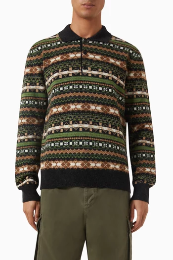 Polo Sweater in Knit