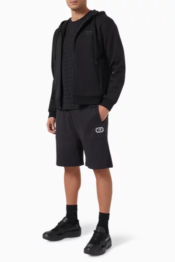 Valentino Garavani Toile Iconographe Hoodie in Cotton-blend